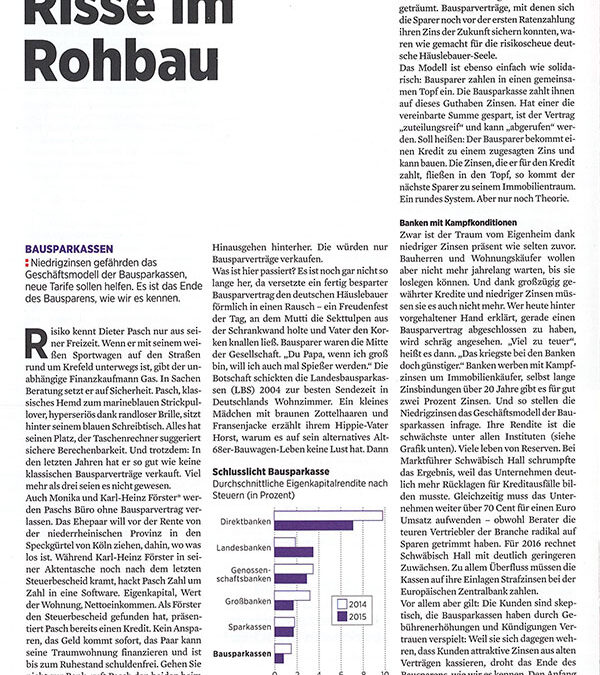 Risse im Rohbau
